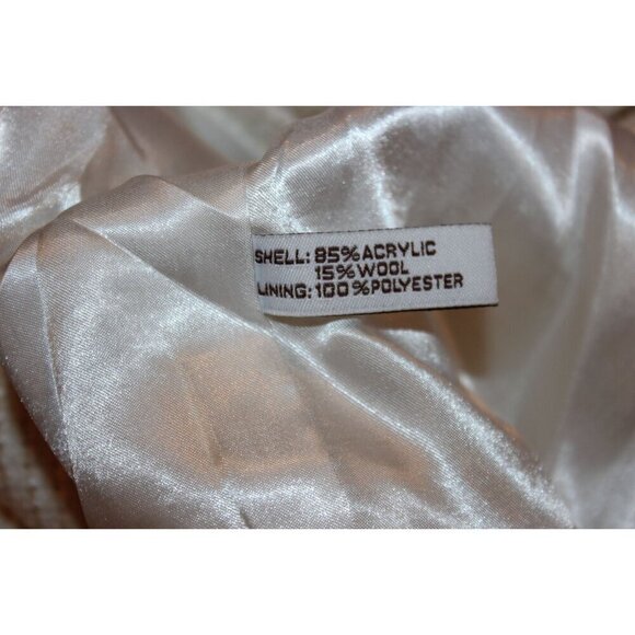 Walter Baker Womens Beige Textured Tweed Jacket Size 6 - Picture 8 of 8